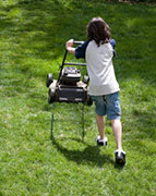 Be Safe When Mowing The Lawn